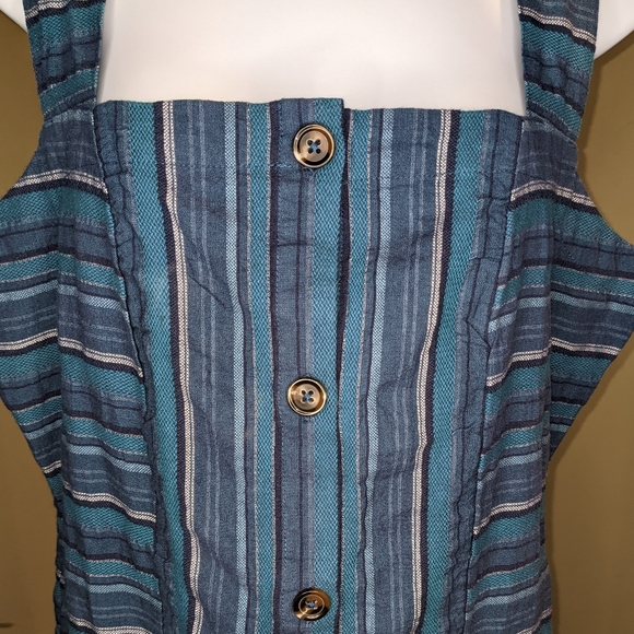 Roxy Women's Button Down Cotton Dress - Picture 5 of 10